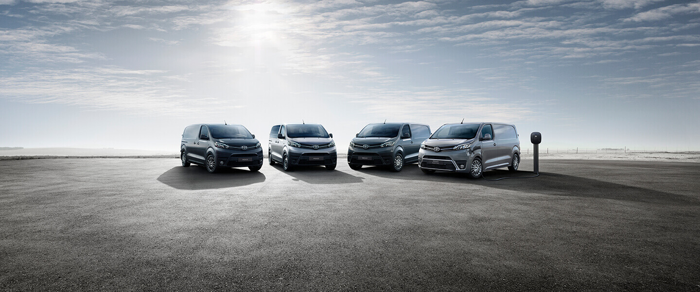 Toyota Proace range fyra modeller